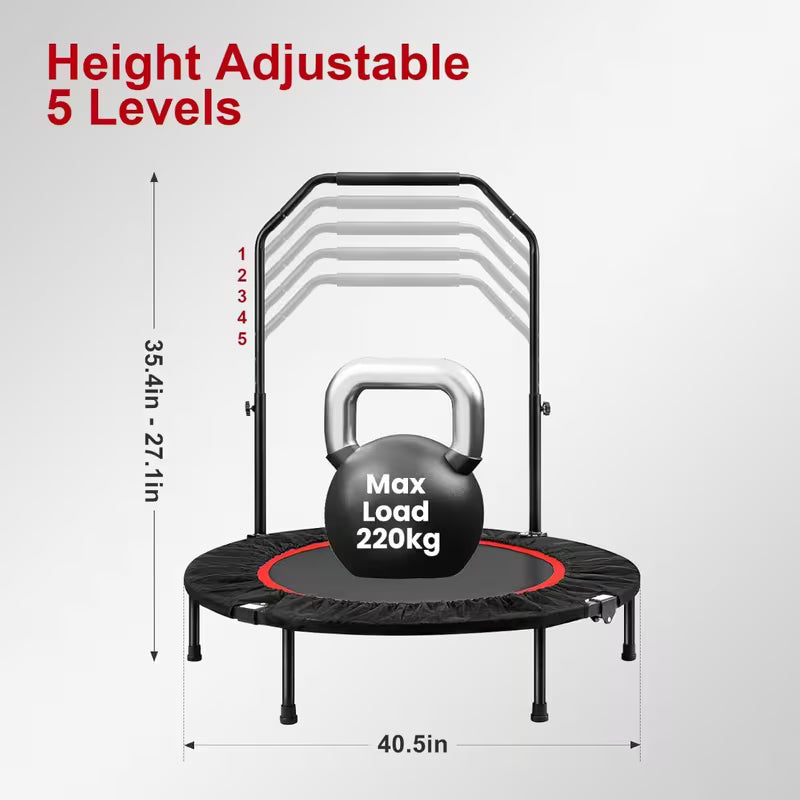 Foldable Rebounder Fitness Trampoline